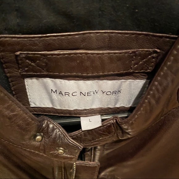 Andrew Marc by Marc New York Leather Jacket Size L - Picture 2 of 9